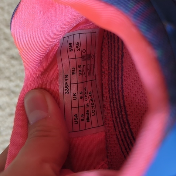 Vionic Agile Fyn Sneaker Running Athletic Pink & Purple Shoes Size 8.5 - Picture 11 of 11